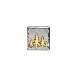 Gexist Charms/Beads-Swiss Edelweiss Armband Element Tannenbaum - BG 9020