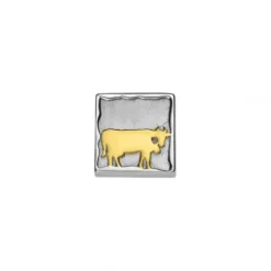 Gexist Charms/Beads-Swiss Edelweiss Armband Element Kühe - BG 9019