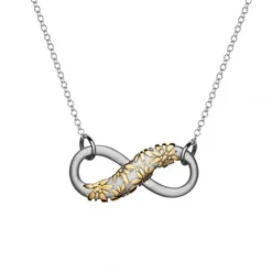 Gexist Halsketten-Swiss Edelweiss Halskette Infinity Edelweiss - PG 9047