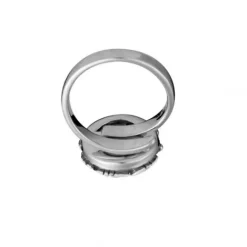 Gexist Ringe-Swiss Edelweiss Ring Edelweiss Knopf - R 9027