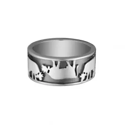 Gexist Ringe-Swiss Edelweiss Ring Kühe Vice Versa - R 9030