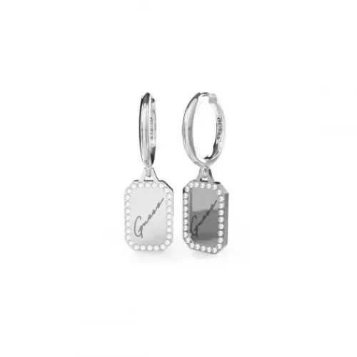 Guess Ohrringe-Crystal Tag Ohrringe - JUBS01925JWRHT-U