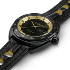 Hamilton Lederarmband-American Classic Pan Europ Day Date Auto - H35425730