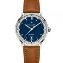 Hamilton Lederarmband-Intra-Matic Auto - H38425540