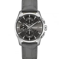 Hamilton Lederarmband-Jazzmaster Auto Chrono - H32586881