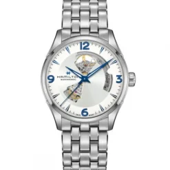 Hamilton Metallarmband-Jazzmaster Open Heart Auto - H32705152