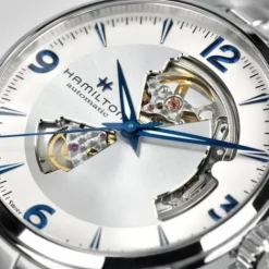 Hamilton Metallarmband-Jazzmaster Open Heart Auto - H32705152