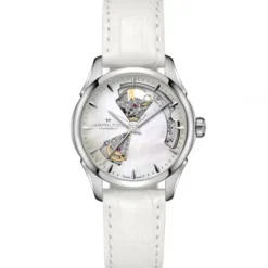 Hamilton Lederarmband-Jazzmaster Open Heart Lady Auto - H32215890