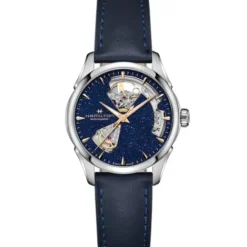 Hamilton Lederarmband-Jazzmaster Open Heart Lady Auto - H32215642