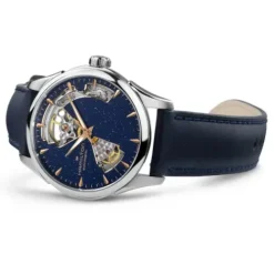 Hamilton Lederarmband-Jazzmaster Open Heart Lady Auto - H32215642