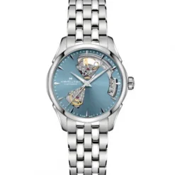 Hamilton Metallarmband-Jazzmaster Open Heart Lady Auto - H32215140
