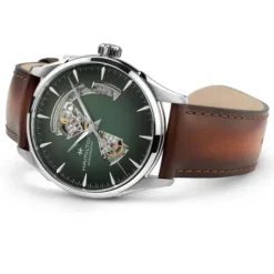 Hamilton Lederarmband-Jazzmaster Open Heart Auto - H32705560