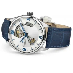 Hamilton Lederarmband-Jazzmaster Open Heart Auto - H32705651