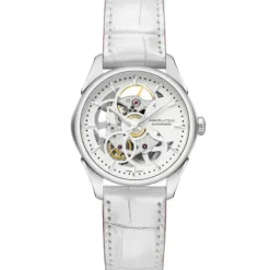 Hamilton Lederarmband-Jazzmaster Skeleton Lady Auto - H32405811