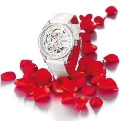 Hamilton Lederarmband-Jazzmaster Skeleton Lady Auto - H32405811