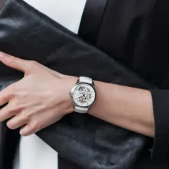 Hamilton Lederarmband-Jazzmaster Skeleton Lady Auto - H32405811