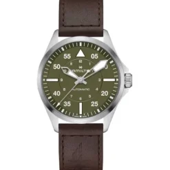 Hamilton Lederarmband-Khaki Aviation Pilot Auto - H76305560