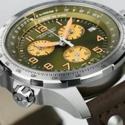 Hamilton Lederarmband-Khaki Aviation X-Wind GMT - H77932560