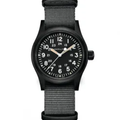 Hamilton Textilarmband (Nato)-Khaki Field Mechanical (38 mm) - H69409930