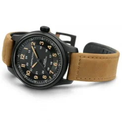 Hamilton Lederarmband-Khaki Field Titanium Auto - H70665533