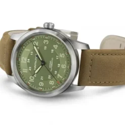 Hamilton Lederarmband-Khaki Field Titanium Auto - H70205860