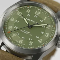 Hamilton Lederarmband-Khaki Field Titanium Auto - H70205860