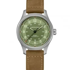 Hamilton Lederarmband-Khaki Field Titanium Auto - H70545560