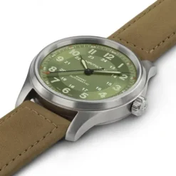 Hamilton Lederarmband-Khaki Field Titanium Auto - H70545560