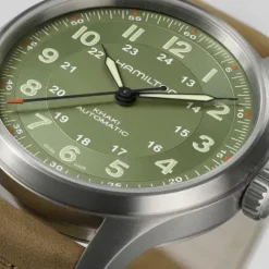 Hamilton Lederarmband-Khaki Field Titanium Auto - H70545560