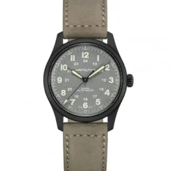 Hamilton Lederarmband-Khaki Field Titanium Auto - H70215880