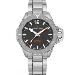 Hamilton Metallarmband-Khaki Navy Frogman Auto - H77815130