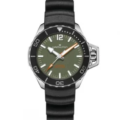 Hamilton Silikonarmband-Khaki Navy Frogman Auto - H77455360