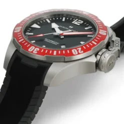 Hamilton Silikonarmband-Khaki Navy Frogman Titanium - H77805335