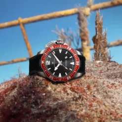 Hamilton Silikonarmband-Khaki Navy Frogman Titanium - H77805335