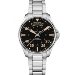 Hamilton Metallarmband-Khaki Pilot Day Date Auto - H64645131