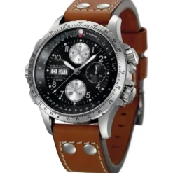 Hamilton Lederarmband-Khaki X-wind - H77616533