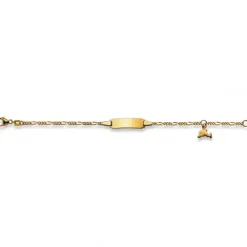 Helen Kirchhofer Gold Classics Armbänder-HK Gold Classics ID Armband Gelbgold 375/9 Delphin Figaro