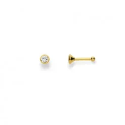 Helen Kirchhofer Gold Classics Herrenschmuck-HK Gold Classics Nasenstecker Gelbgold 750/18k