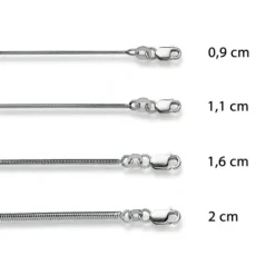 Helen Kirchhofer Gold Classics Halsketten-HK Gold Classics Schlangekette Weissgold 750/18k