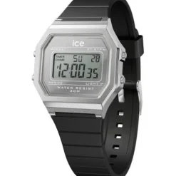 Ice-Watch Silikonarmband-Ice Digit Retro Black Silver - 022735