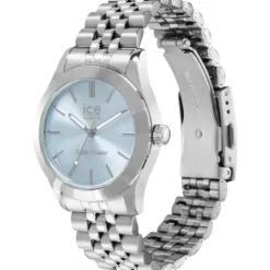 Ice-Watch Metallarmband-Ice Steel Solar Silver Light Blue - 023789