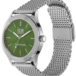 Ice-Watch Metallarmband-Ice Steel Solar Silver Green - 023796