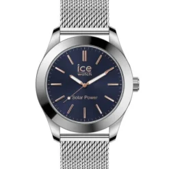 Ice-Watch Metallarmband-Ice Steel Solar Silver Dark Blue - 023794