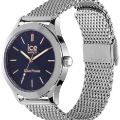 Ice-Watch Metallarmband-Ice Steel Solar Silver Dark Blue - 023794