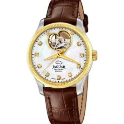 Jaguar Lederarmband-Automatik - J995/A