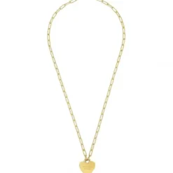 Juicy Couture (Kette mit) Herz-Heart Pendant Maxi Chain Halskette - JCJPEN222040-453