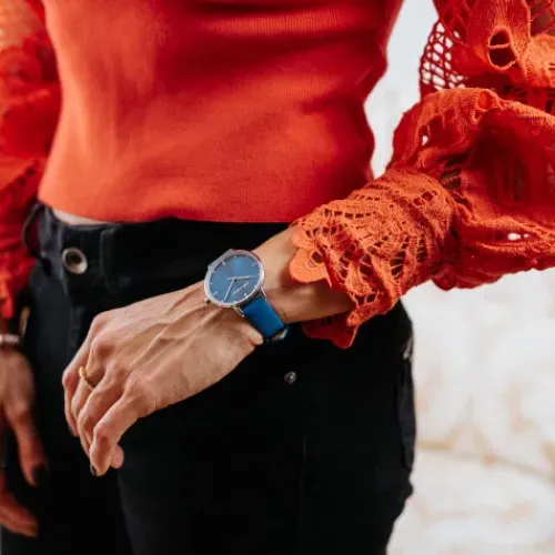 Julie Julsen Lederarmband-Color - JJW1493SL-49