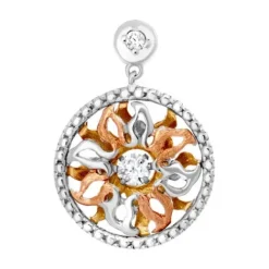 Julie Julsen Ohrringe-Dancing Stone Sonne Ohrstecker - JJDER0776.3