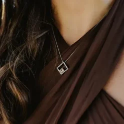 Julie Julsen Halsketten-Geometrics Raute Halskette - JJNE0764.1