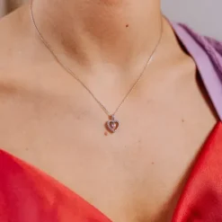 Julie Julsen (Kette mit) Herz-Herz Halskette - JJNE3100.13.1